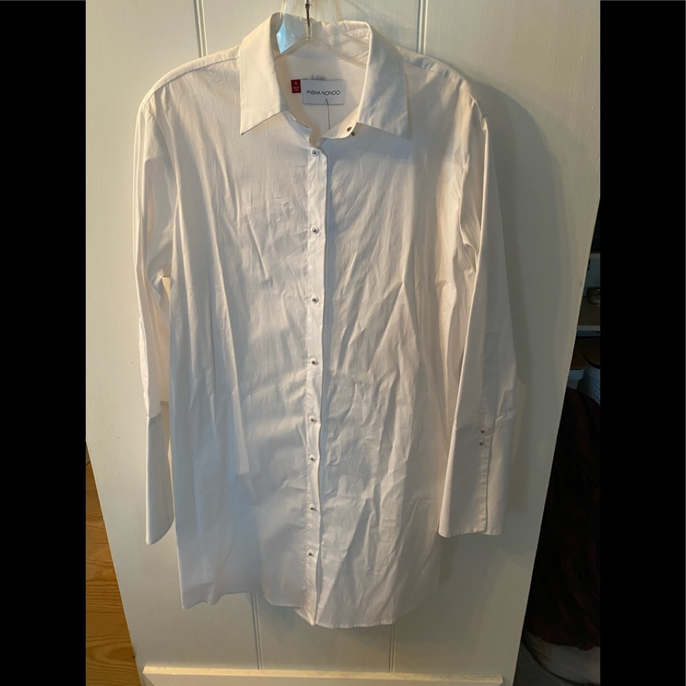 MISHA NONOO Husband Shirt Dress